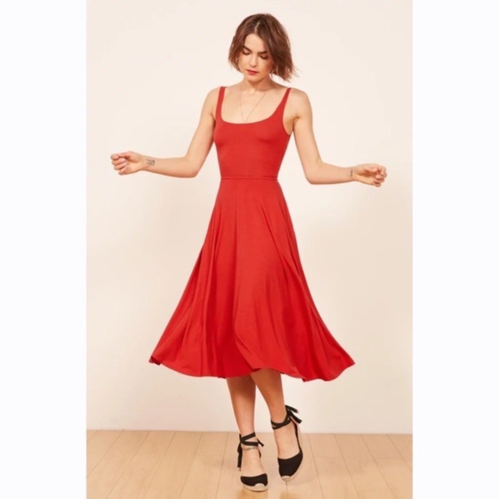 Reformation Rou Tencel Dress